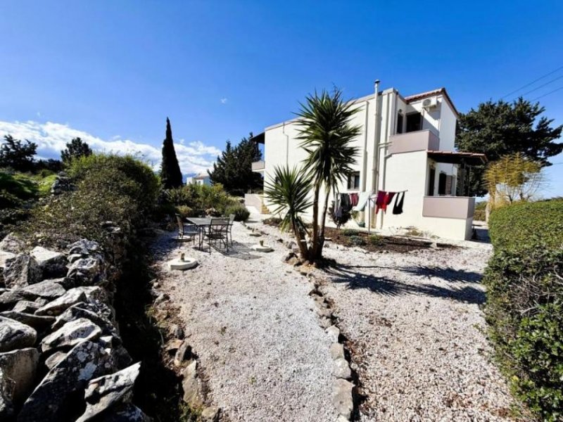 Xirosterni MIT VIDEO Kreta, Xirosterni: Villa mit Panoramablick auf Meer und weiße Berge auf einem 5.159 m² großen Privatgrundstück